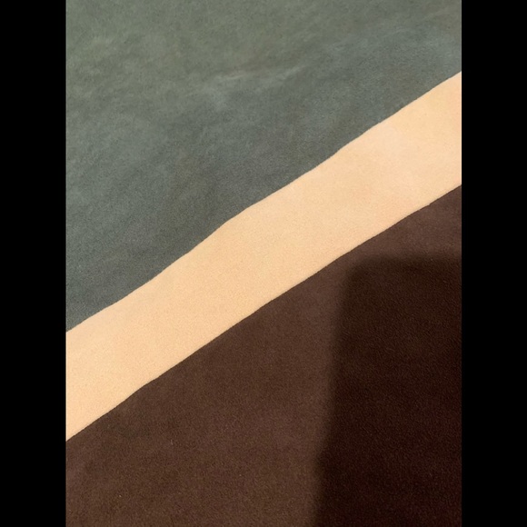 Twin Size Micro-Suede Color-Block Comforter And Pillow Case - Picture 5 of 5